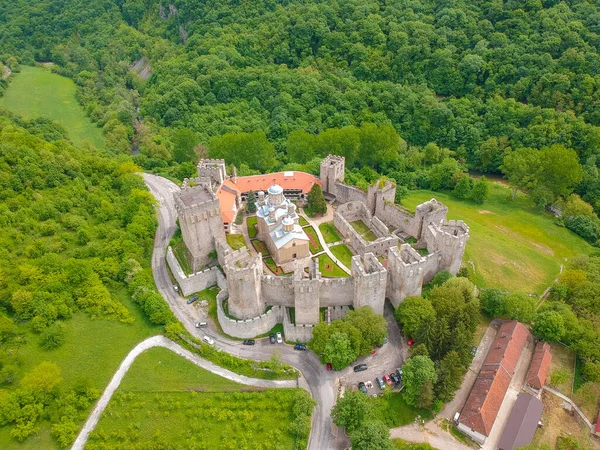 Monasterio Fortificado Manasija Serbia — Foto de Stock