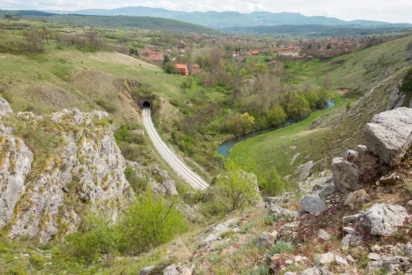 Garganta Natural Nisevac Serbia — Foto de Stock