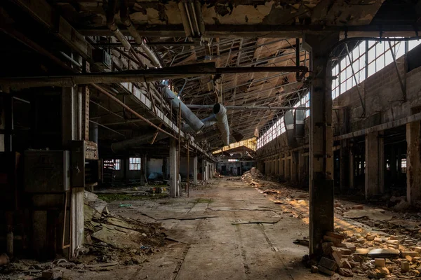 Verlassene Und Vergessene Fabrik Serbien — Stockfoto