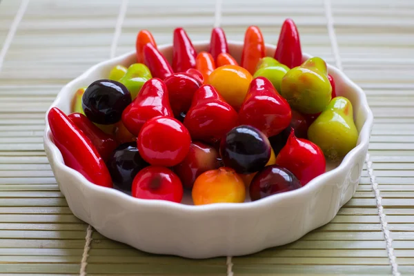 silinebilir imitasyon meyveler, Tay tatlı