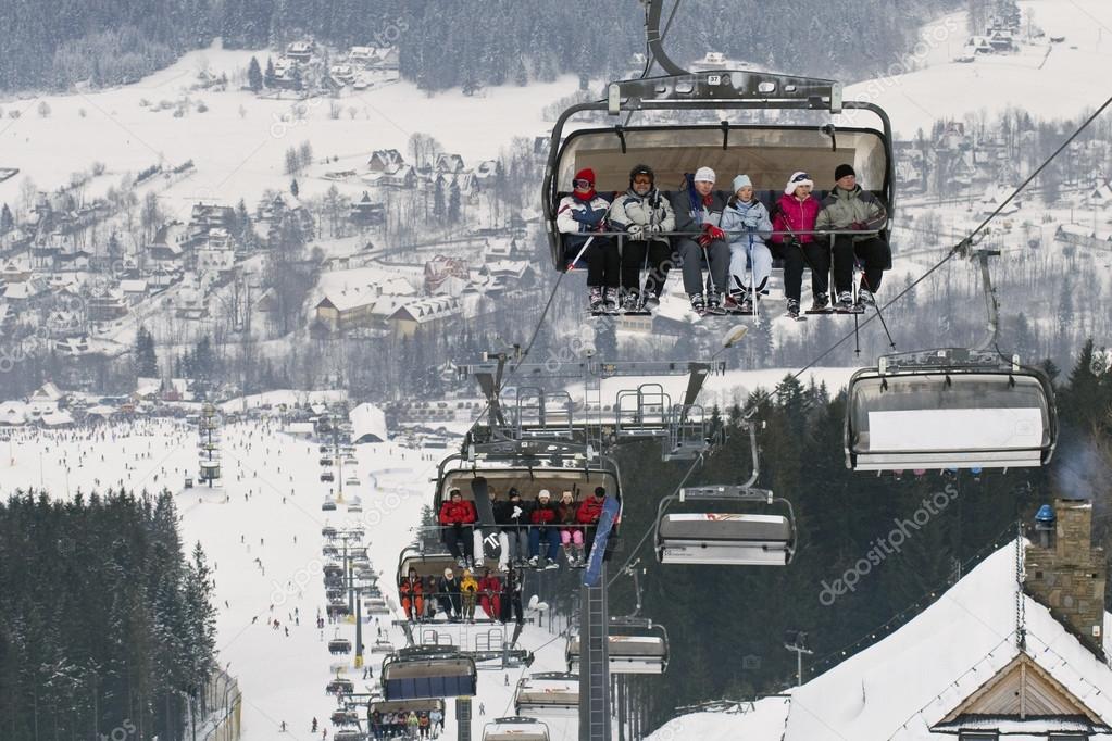 Zakopane Ski Resort Polana Szymoszkowa Place Stock Editorial