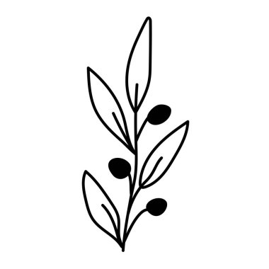 Böğürtlenli el yapımı dal. Çerçeve için fırça, çelenk