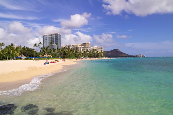Waikiki Beach, Honolulu, Hawaii — Stock Photo, Image