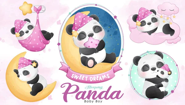 Dormir Pandaストックベクター ロイヤリティフリーdormir Pandaイラスト ページ 3 Depositphotos