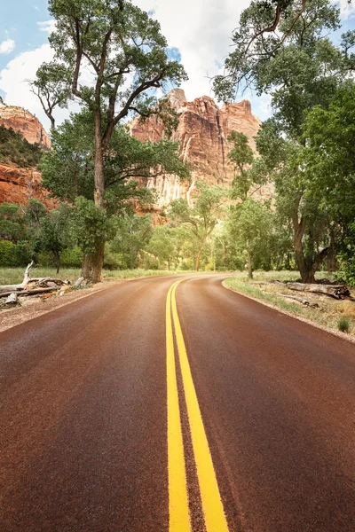 De weg in Utah, Verenigde Staten — Stockfoto