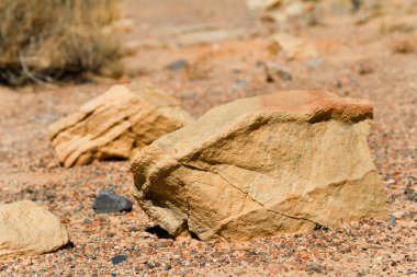 Kaya Taş Çölü'nde yakın çekim