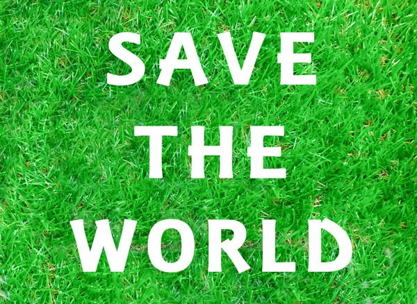 Salvar el mundo — Foto de Stock