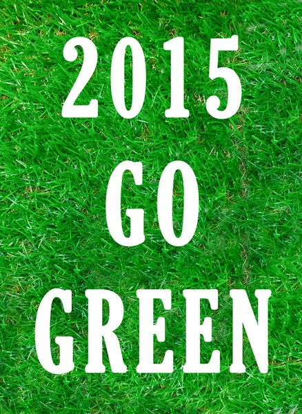 2015 GO VERDE — Fotografia de Stock