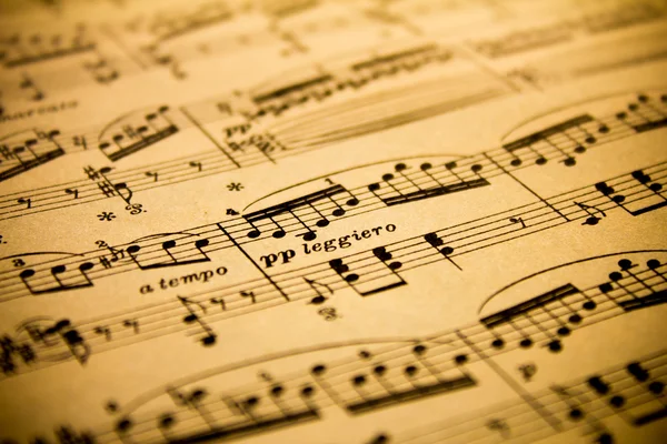 Sheet Music Background — Stock Photo, Image