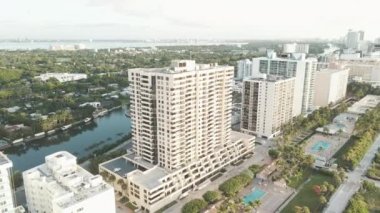 Gündoğumu panoramik çekim video daireleri