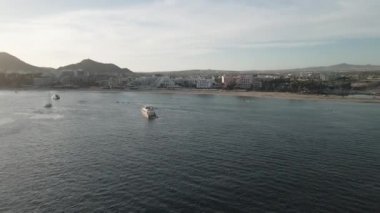 Cabo San Lucas 'ta harika bir sahil gün batımı