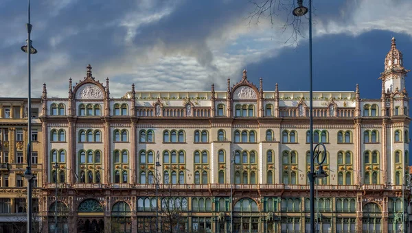 Fachada Famoso Paris Courtyard Parizsi Udvar Hyatt Hotel Depois Inaugurado — Fotografia de Stock