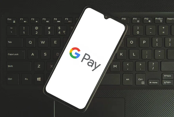Google Pay Ist Eine Digitale Brieftaschenplattform Und Ein Von Google — Stockfoto