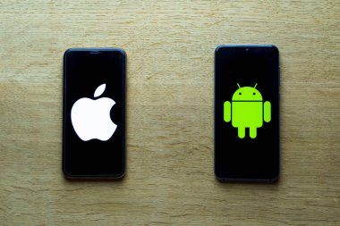 Elma ve android akıllı telefonlar. Iphone IOS, Android işletim sistemine karşı