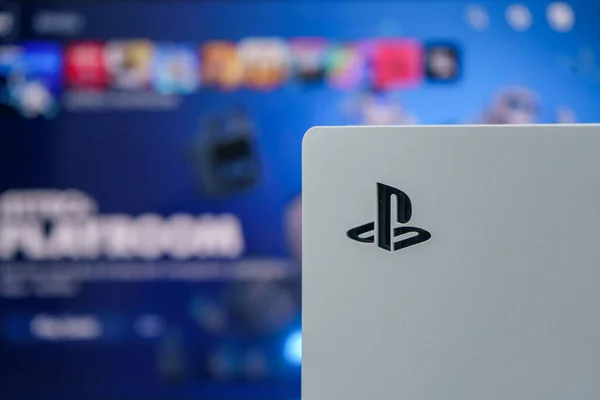 Sony Playstation Игровой Компьютер Нового Поколения — стоковое фото