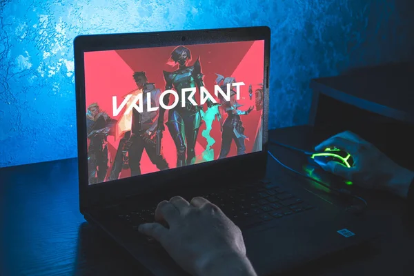 Valorant Ist Ein Frei Spielender Ego Held Online Shooter Computerspiel — Stockfoto