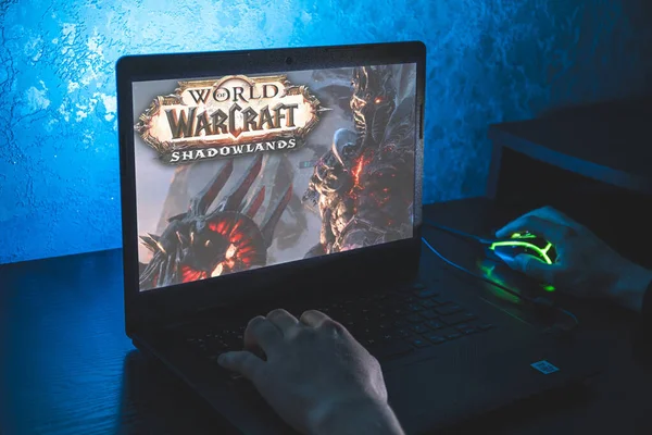 World Warcraft Est Jeu Rôle Ligne Massivement Multijoueur Jeu Vidéo — Photo