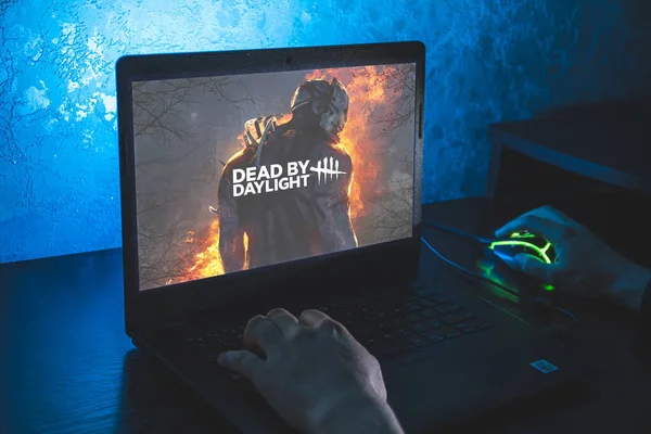 Dead Daylight Ist Ein Asymmetrisches Survival Horror Videospiel Computerspiel Mann — Stockfoto