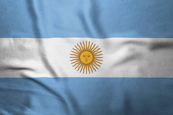 Arjantin Cumhuriyeti ulusal bayrağı. Yüksek kalite fotoğraf