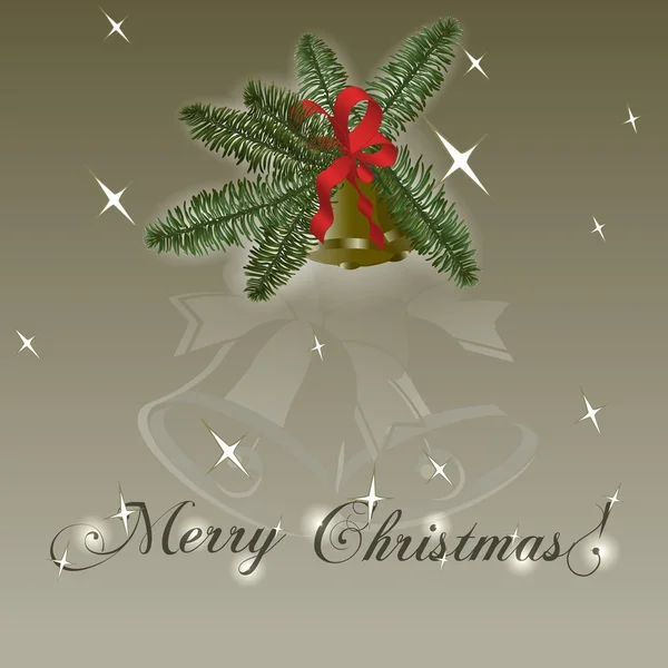 Noel çanları kartı