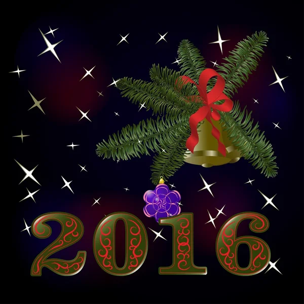 Yeni yıl tebrik kartı