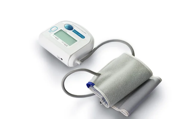 Blood pressure gauge on white background — Stock Photo, Image