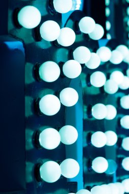 Hafif mavi görüntü parlayan dekorasyon