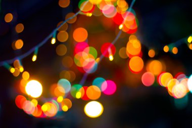 Ufuk soyut renkli ışık dekorasyon arka plan