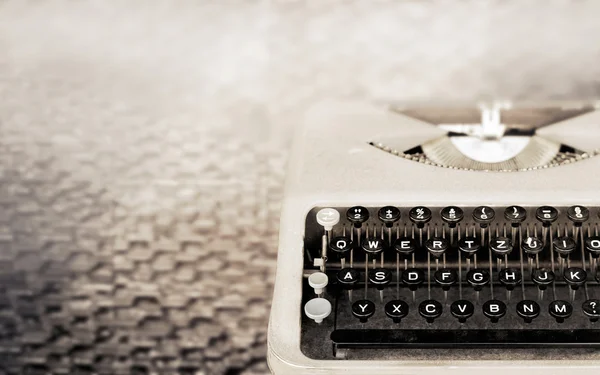 Sztuka pisania, zabytkowe maszyny do pisania, Vintage odcień — Zdjęcie stockowe