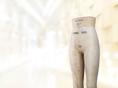 Eski terziler kukla, mankenler vintage showroom, Vintage sesi
