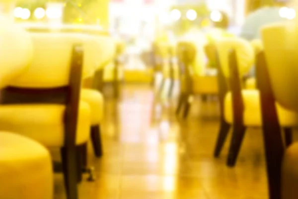 The interior design in the restaurant, soft and blur concept