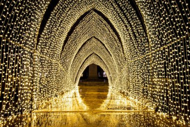 Londra 'da Noel ışıkları ve dekorasyonları.