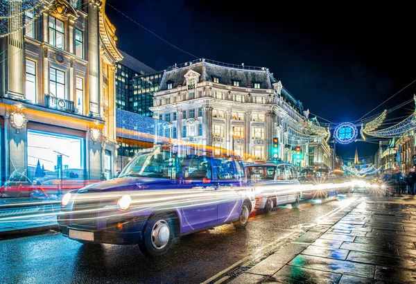 Regent Street Christmas Time London — Stock Photo, Image