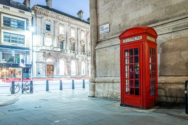 Cabina Telefonica Rossa Londra Regno Unito — Foto Stock