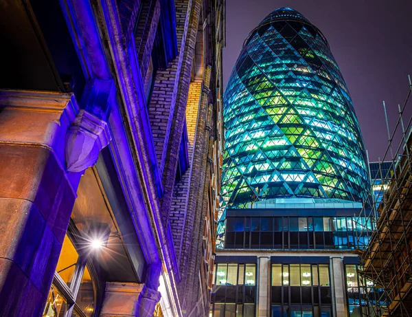 Gherkin Skyscrapper City London — Stock Photo, Image