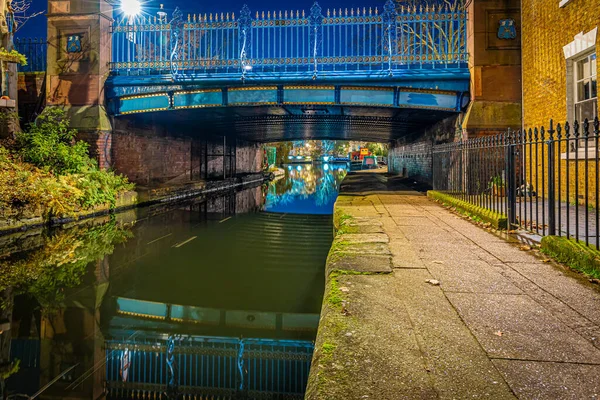 Klein Venedig Der Nacht London — Stockfoto