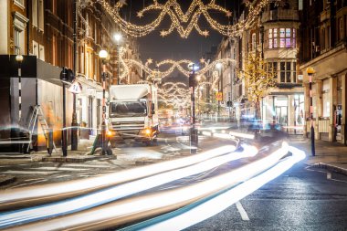 Marylebone Noel için dekore edildi, Londra
