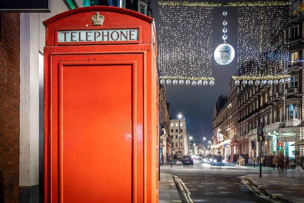 メリルボーン装飾クリスマス ロンドン — ストック写真