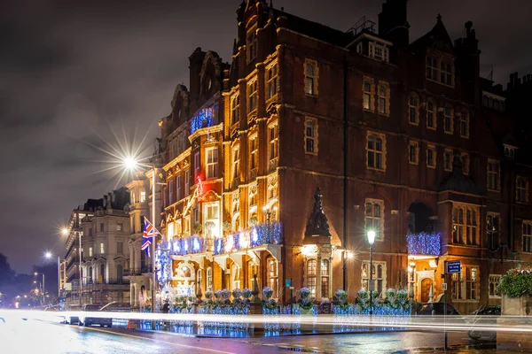 Pub Decorado Para Navidad Londres — Foto de Stock