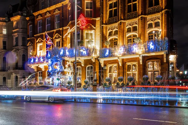 Pub Dekorerad Till Jul London — Stockfoto