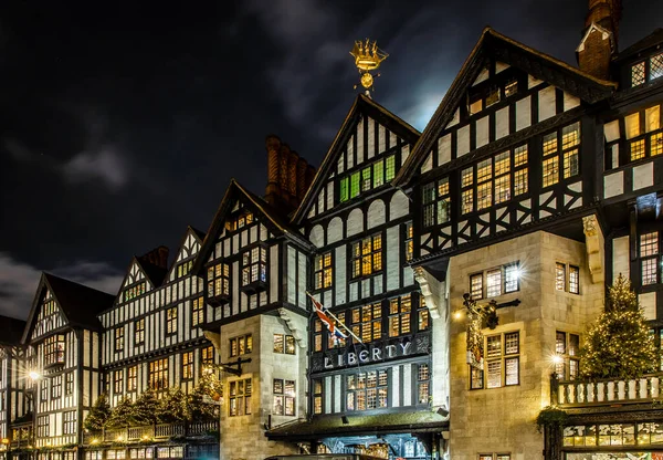 Große Marlborough Street Der Nacht London — Stockfoto