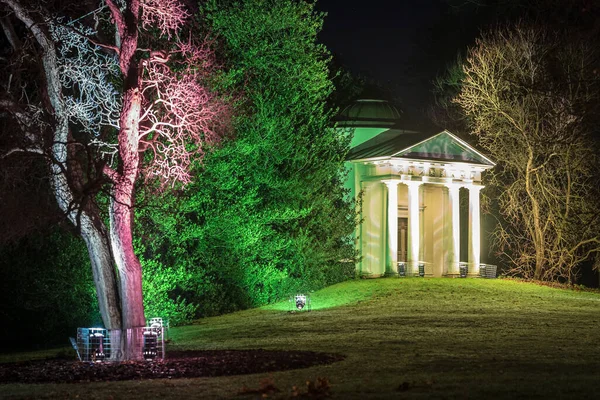 Noel zamanı Kew Gardens, Londra, İngiltere