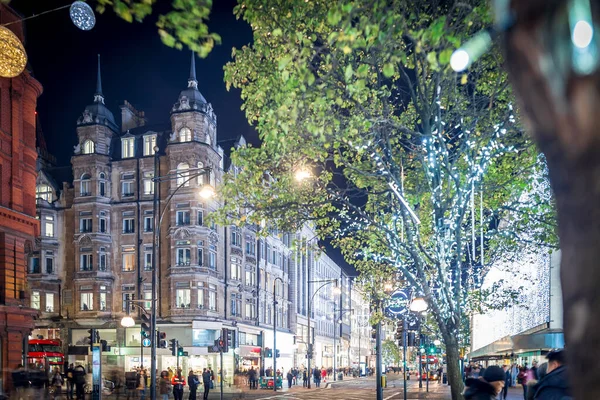 Luci Natale 2017 Oxford Street Londra Regno Unito — Foto Stock
