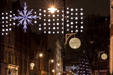 Noel akşamı Mayfair, Londra, İngiltere