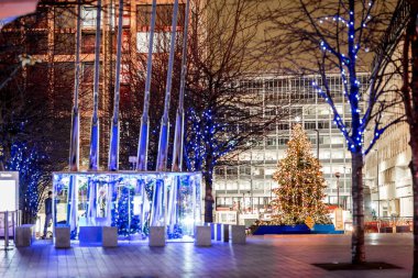 Southwark, Londra, İngiltere 'de Noel ağacı