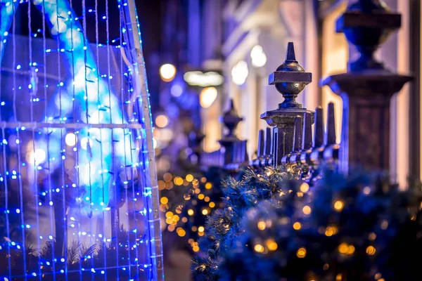 Rua Molton Decorada Para Natal Londres — Fotografia de Stock