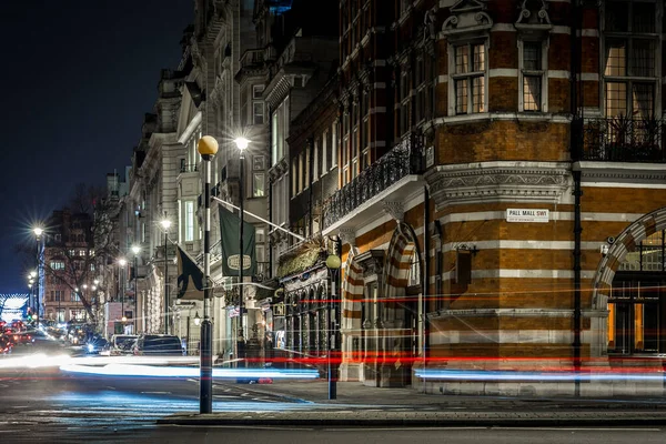 Mayfair Seara Iarnă Londra — Fotografie, imagine de stoc