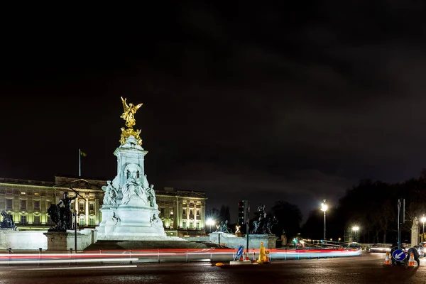 Palácio Buckingham Noite Inverno Londres Reino Unido — Fotografia de Stock