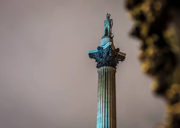 Nelson Column Trafalgar Square ロンドン イギリス — ストック写真