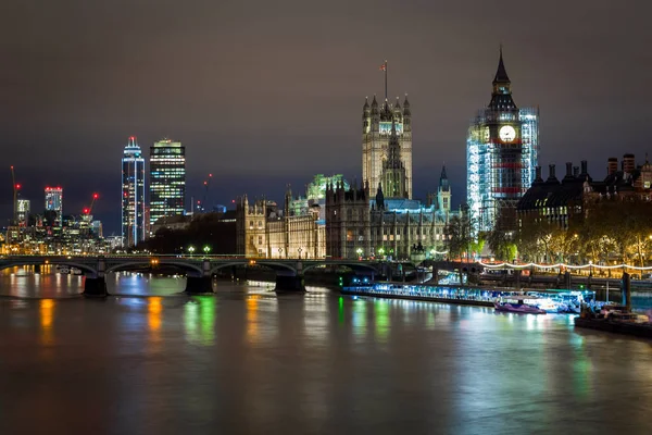 Big Ben Uppbyggnad London Storbritannien — Stockfoto